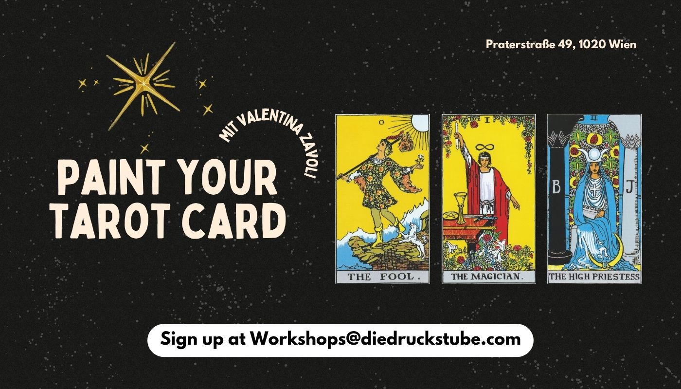 banner paint your tarot card in wien